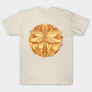 Terracotta Circle of the Dragonfly T-Shirt